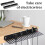2 Pieces Wall Mountable Cable Hangers, Cable Rack with 19 Cable Slots, Music Cable Organizer, Hanging Cable Organizer 4