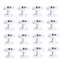 16 PCS Replacement Rivets for Bogg Bags,White Buttons for Beach Bag Handles Accessories,for Wit Tote Bag Straps