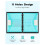10 Pack File Folders, 11 Ring Plastic Envelopes, Clear Folder for Documents with Label, 3 Ring Binder Pocket Organizer 2