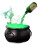 Halloween Decorations Indoor - Cauldron Halloween Decor with Magic Floating Potion Bottles and Diffuser for Spooky A 1