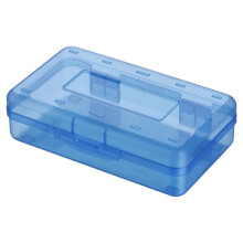 Plastic Pencil Case,Large Capacity Box,School Box for Teen Girl Student, School Supplies,Pencil,Crayon,Sticker,A