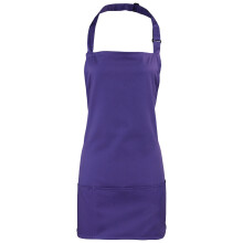 (One Size, Purple) Premier Colours 2 in 1 Full Apron