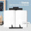 2 Pack Desktop Document Holder Stand with 7 Adjustable Position, Black Metal File Organizer Copyholder 3
