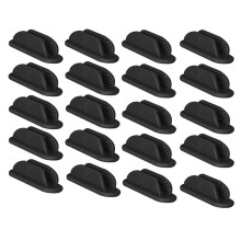 20pcs Adhesive Pencil Holders for Desk Silicone Pen Holder Flexible Desk Pencil Holder for Class Office Accessories