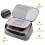 File Document Bag Safety Organizer with 3-Digit Lock Zipper Closure Fire & Water Pouch Multi-Layer Card Case 7