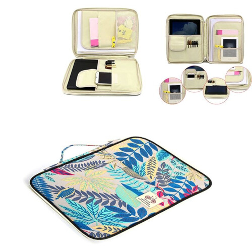 Multifunctional A4 Document Bag Combination Storage Bag Travel Bag Zipper Protective Case 2