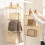Eco-Friendly Hanging Tote Bag Organizer - Dust-Proof, Transparent Storage Solution for Closets Storage Bag Black 2 Layer 5