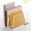 Acrylic Mail Letter File Holder Folder Organizer for Desk, 2 Sections Clear Countertop Small Document Notebook Organizer 6