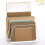 Acrylic Mail Letter File Holder Folder Organizer for Desk, 2 Sections Clear Countertop Small Document Notebook Organizer 7