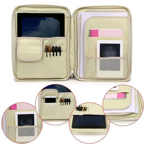 Multifunctional A4 Document Bag Combination Storage Bag Travel Bag Zipper Protective Case