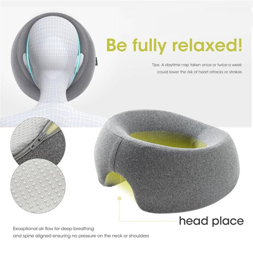 Face Down Pillow Massage Pillow for Bed Headrest Prone Down Sleeping,BBL Pillow After Surgery Post Eye Surgery