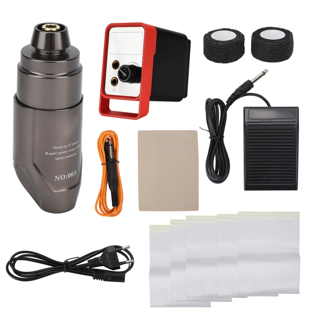Brushless Rotary Tattoo Kit With Extensive Use In Lining Shading And Detail Work Includes Complete Accessories And Backed By Satisfaction Guarantee