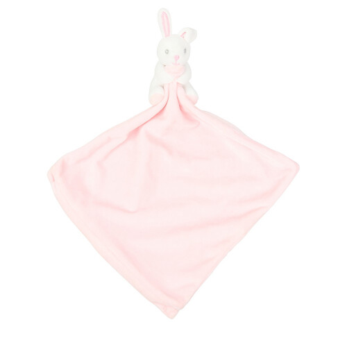 (One Size, Pink Rabbit) Mumbles Babies Animal Comforter With Rattle