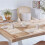 Transparent Kitchen Mat,Coffee Table Mat,Table Protector,Waterproof Placemats,Worktop Saver,Placemat Set 4 Pieces 5