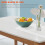 Transparent Kitchen Mat,Coffee Table Mat,Table Protector,Waterproof Placemats,Worktop Saver,Placemat Set 4 Pieces 2