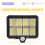 2Pc 2000 Lumen 160 LEDs Solar Wall Lights IP65 Waterproof Wired Motion Sensor Security Flood Light 360 Degree Adjustable 3