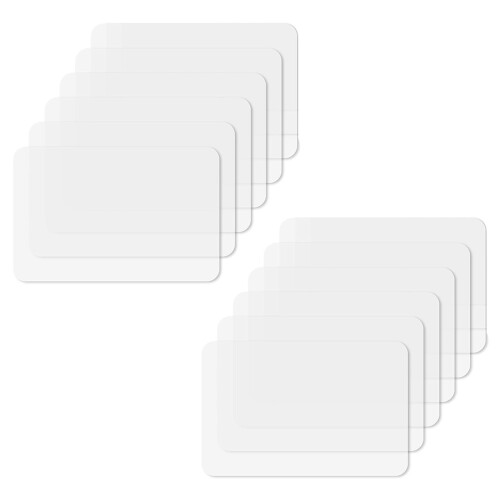 Transparent Kitchen Mat,Coffee Table Mat,Table Protector,Waterproof Placemats,Worktop Saver,Placemat Set 8 Pieces