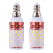 2X 3 Color Temperatures Integrated SMD LED Corn Lamp E14 AC85V - 265V Warm White 12W