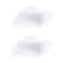 Transparente Tisch Set Waschbar Tisch Set für Hitze Beständige Rutschfeste Küche Tisch Set Tisch (16 Stück)