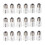 18-Pack E12 to E14 White Bulb Converter LED Light Holder Lamp Adapter Socket Changer High Quality 1