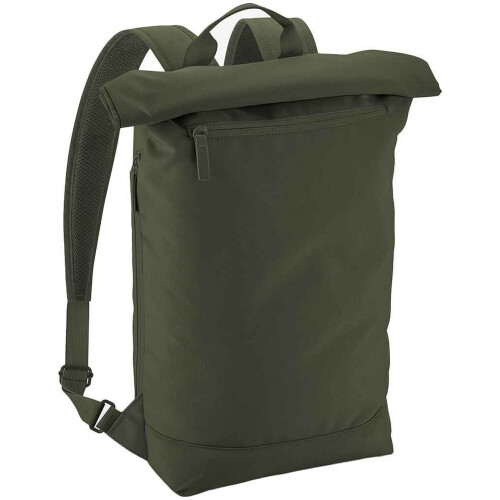 BagBase (One Size, Pine Green) Bagbase Simplicity Roll Top Backpack 2