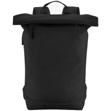 (One Size, Black) Bagbase Simplicity Roll Top Backpack