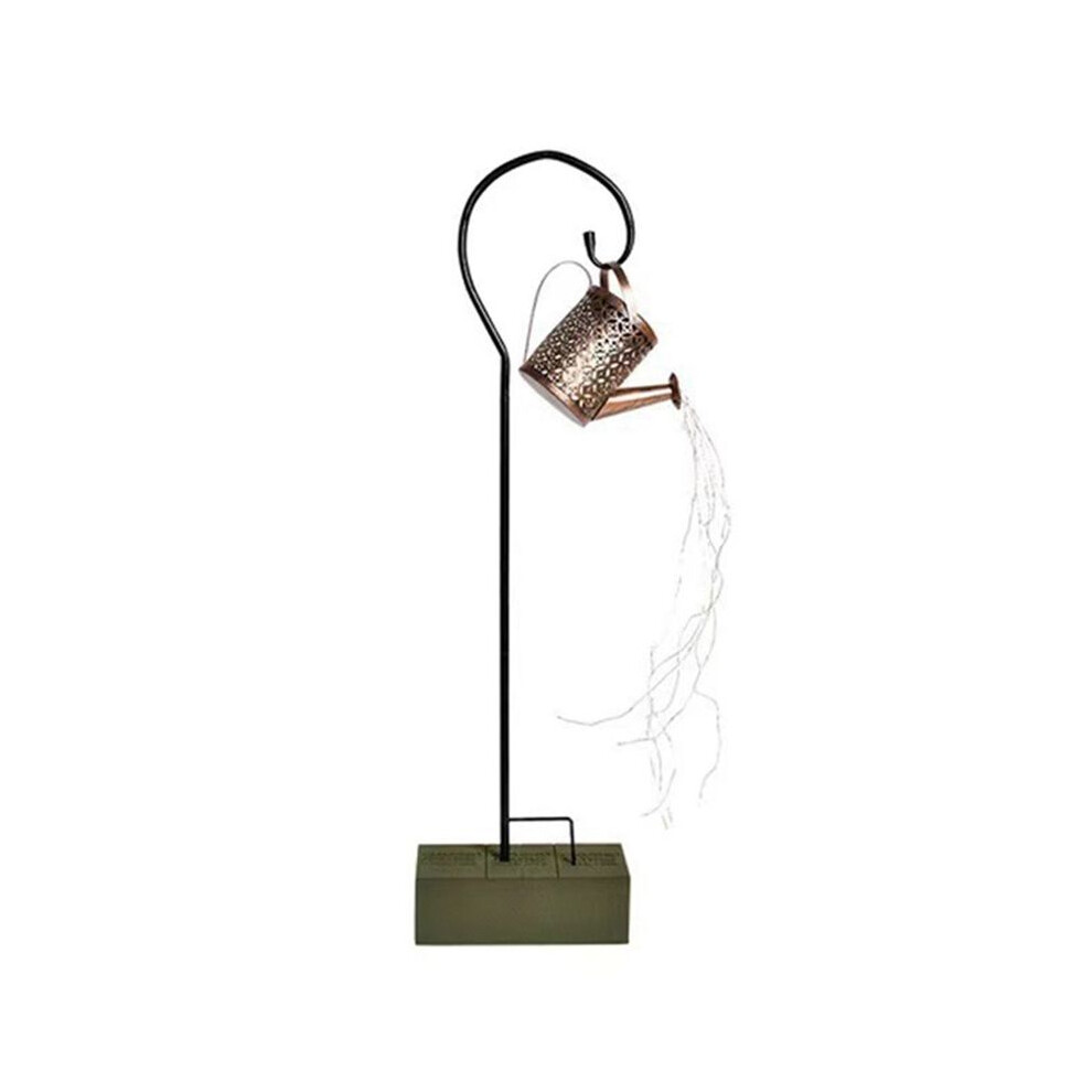 Solar Watering Pot Lights Vintage Metal Kettle Light String Waterproof Led Fairy Lights Solar Garden Outdoor Small 4711823438395