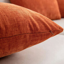 Burnt Orange Kissen Bezüge 18X18 Zoll Satz Von 4 Modernes Bauern Haus Rustikal Dekorative Deko Kissen Bezug Quadratische Kissen Hülle