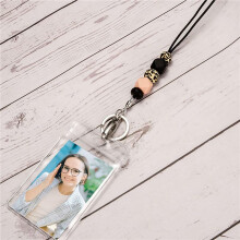 2X Teacher Lanyards for ID Badges for Teens Silicone Beaded Lanyards for Keys for Women Nurse Office Worker