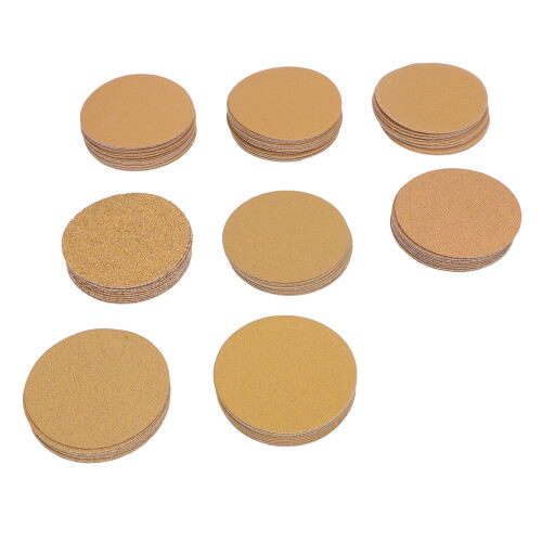 3-Inch Hook & Loop Sanding Discs 40-800 Grit for Wood & Auto 1