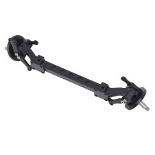 Aluminiumlegierung RC-Vorderachse Lenkgestänge für 1/14 Tamiya Schwarz