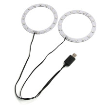 RGB Light Strip for PS5pro/PS5slim/PS5 Universal Colorful RGB Lights Decorative Atmosphere Light Rings DIY Decoration