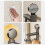 Kitchen Wall Organizer Multi-Purpose Non-Punch Rotary Hook Space Saving Hanger Utensils Organizer Kitchen Tool Holder 2