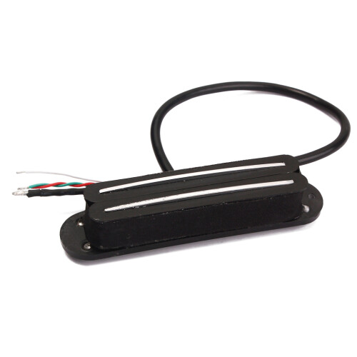Electric Guitar Small Dual-Track Cut Single Pick- In Black