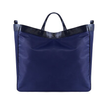 Bolsa de Ombro PortáTil de Nylon para Viagens Esportes Ao Ar Livre, Bolsa à Prova D'áGua, Bolsas Vintage Casuais Grandes para Homens, Azul