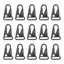 15 Pcs Enlarged Mouth Clip Sling Clasp Olecranon Hook for Sling Outdoors Bag Backpack,Carabiner Keychain Snap Hooks