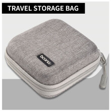 BOONA Portable Travel Storage Bag Multi-Function Storage Bag for Air/Pro Power Bank Data Cable Charger Headset Gray