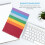 12 Budget Envelopes, Card Cash Envelope System, Save Money, Various Colors, Vertical Layout and Perforation 6