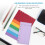 12 Budget Envelopes, Card Cash Envelope System, Save Money, Various Colors, Vertical Layout and Perforation 5