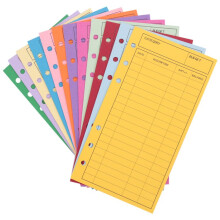 12 Budget UmschläGe, Karten Geld Umschlag System, Geld Sparen, Verschiedene Farben, Vertikales Layout und Perforation