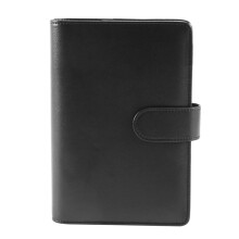 25 Sztuk A6 PU Leather Budget Binder Set, Binder Cover Personal Planner Binder do OszczęDzania PienięDzy System Kopert Czarnych