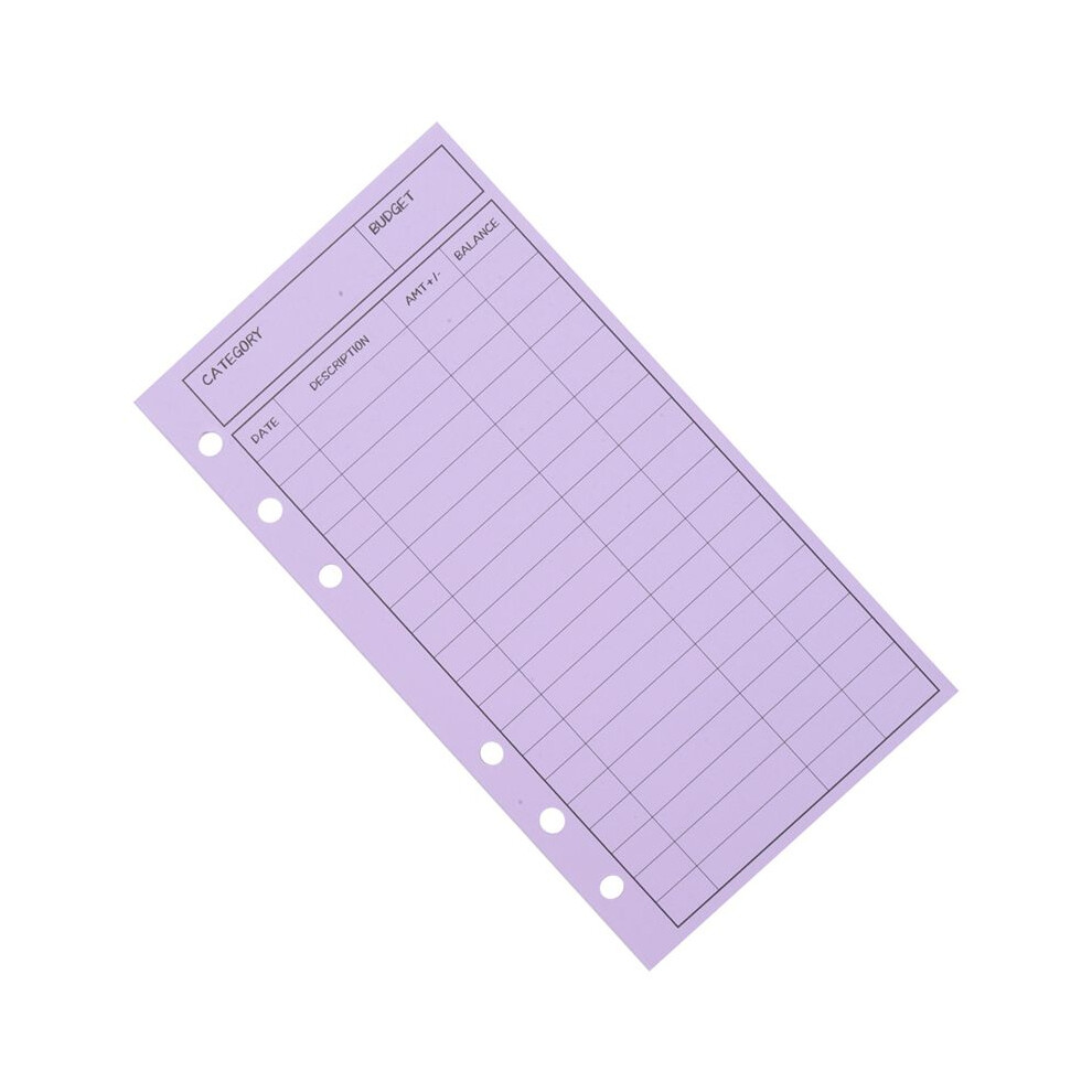 Photos - Envelope / Postcard 12 Budget Envelopes, Card Cash Envelope System, Save Money, Various Colors, Vertical Layout and Perforation