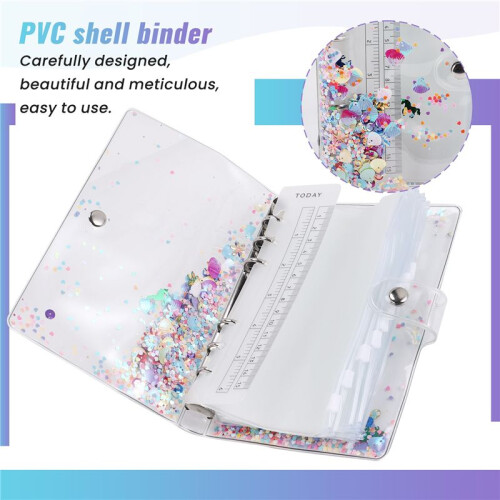 A6 Binder,Budget Binder,Used for Budgeting,Budget Planning Notepad, Cash Envelope Binder,  with Budget Envelope 2