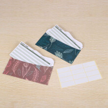 12 Pack Budget Envelopes Laminated Cash Envelope System for Money Savings with Budget Sheets for Finance Record