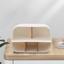 Desk Organizer Remote Control Holder Makeup Caddy Box for Home & Office