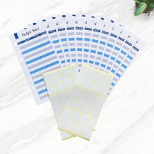 12 Packs Budget Envelopes Laminated Cash Envelope for Budgeting and Saving Money Waterproof Finance Keeper Organizer
