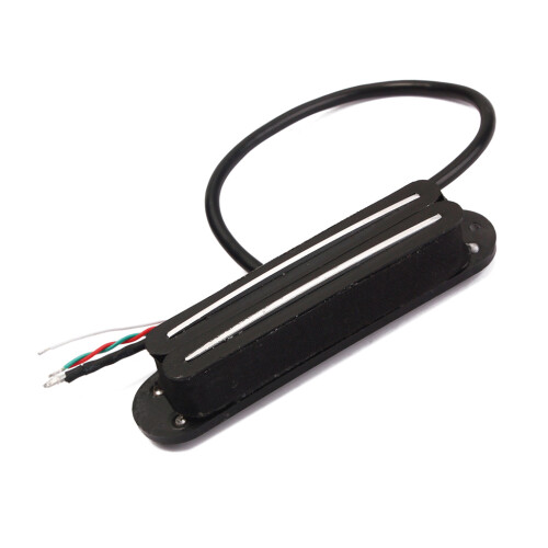 Electric Guitar Small Dual-Track Cut Single Pick- In Black 2