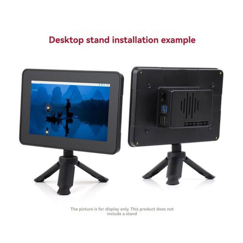 For Raspberry Pi 7inch Touch Display 2 Case Protective Cover for Raspberry Pi 5 and Multiple 7inch Screens 2