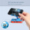 3 in 1 Adjustable Stand USB-C Hub USB 2.0 PD 100W Charging  Folding Rotating Docking Station for  OLED 3