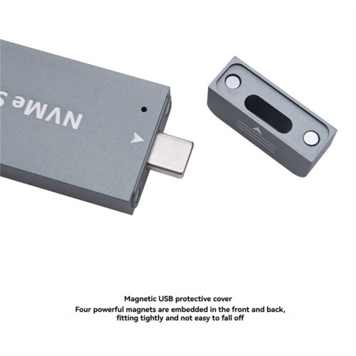 M.2 SSD Case M.2 NVME  Double Protocol External Hard Drive Case USB3.2 GEN2 10Gbps SSD Enclosure Support 2230 1